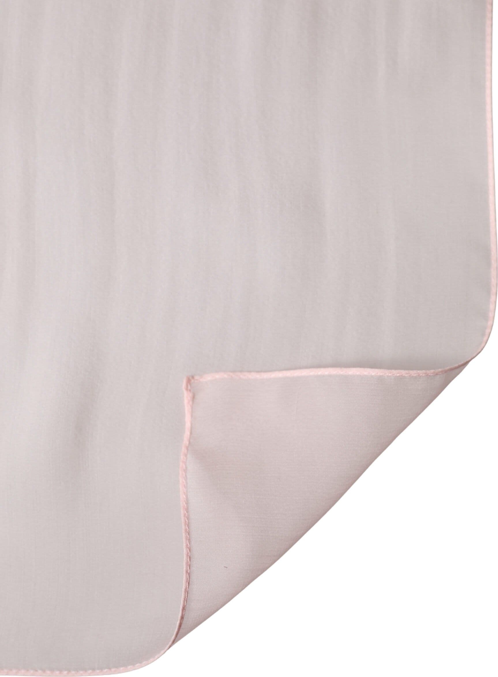 Dolce & Gabbana Light Pink Silk Neck Wrap Foulard 91.5cm x 88cm Scarf - 3