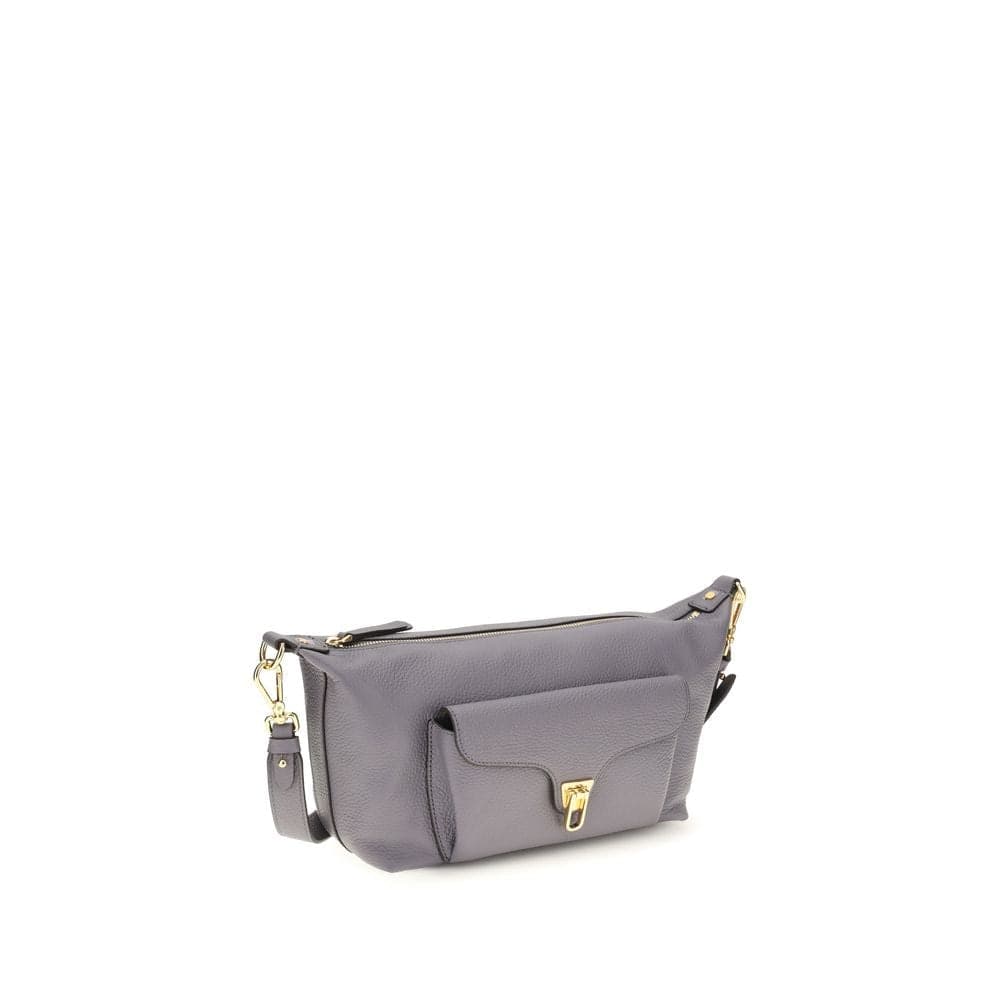 Coccinelle Gray Calf Leather Bos Taurus Shoulder Bag - 2