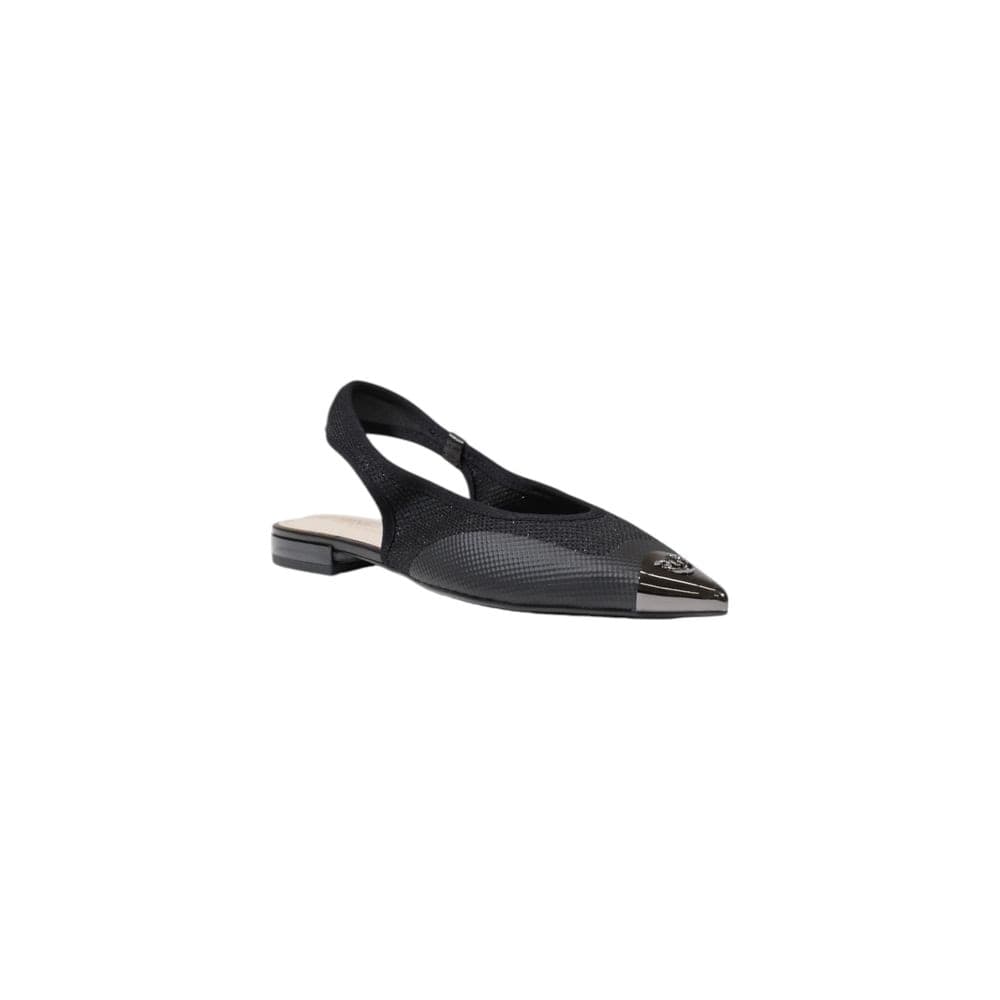 PINKO Black Leather Flat Sandals - 2