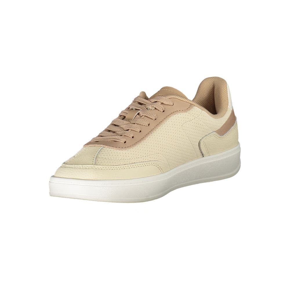 Tommy Hilfiger Beige Polyurethane Women Sneaker - 3