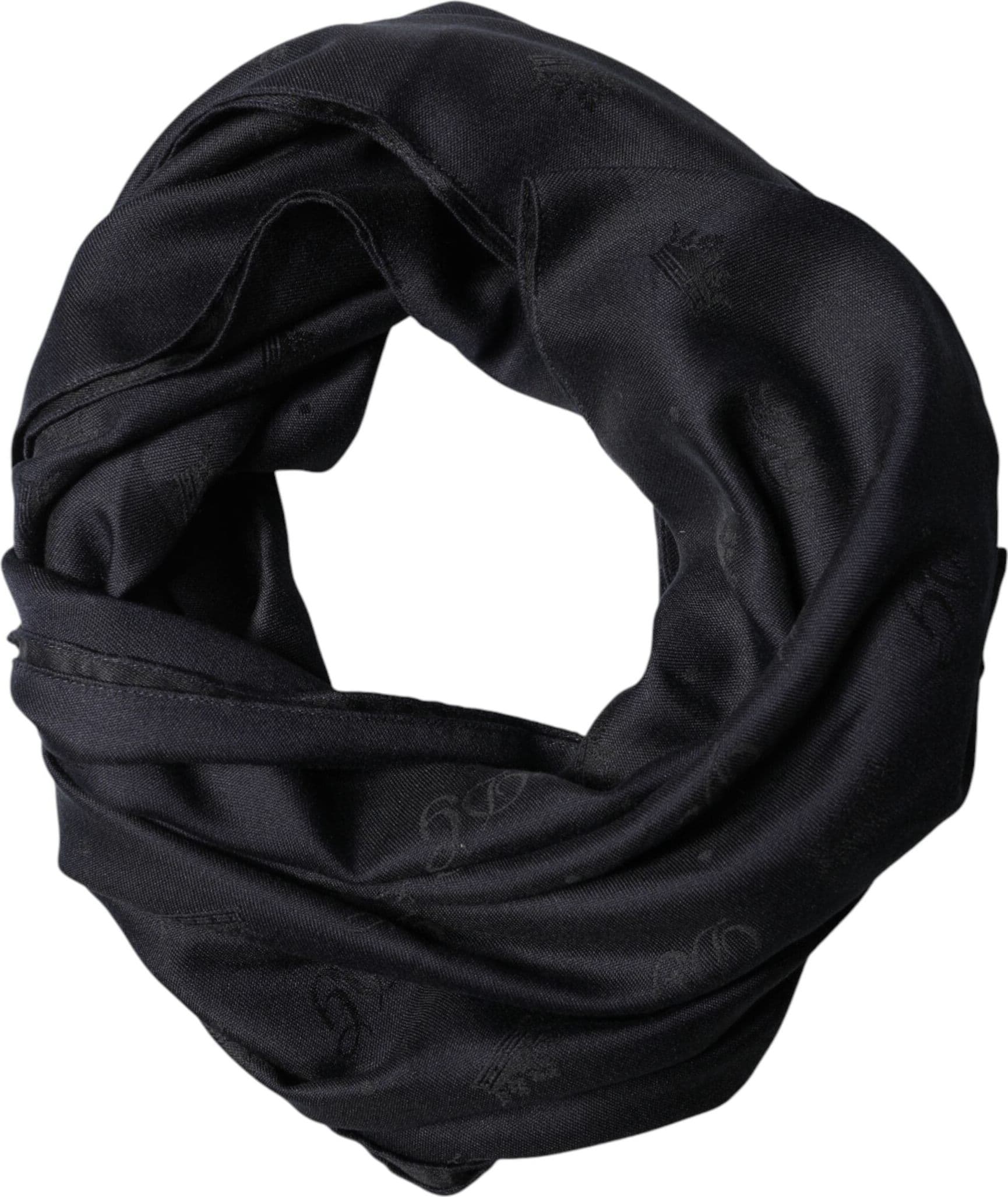 Dolce & Gabbana Black Lace Stole Silk NeckWrap Shawl Scarf - 2