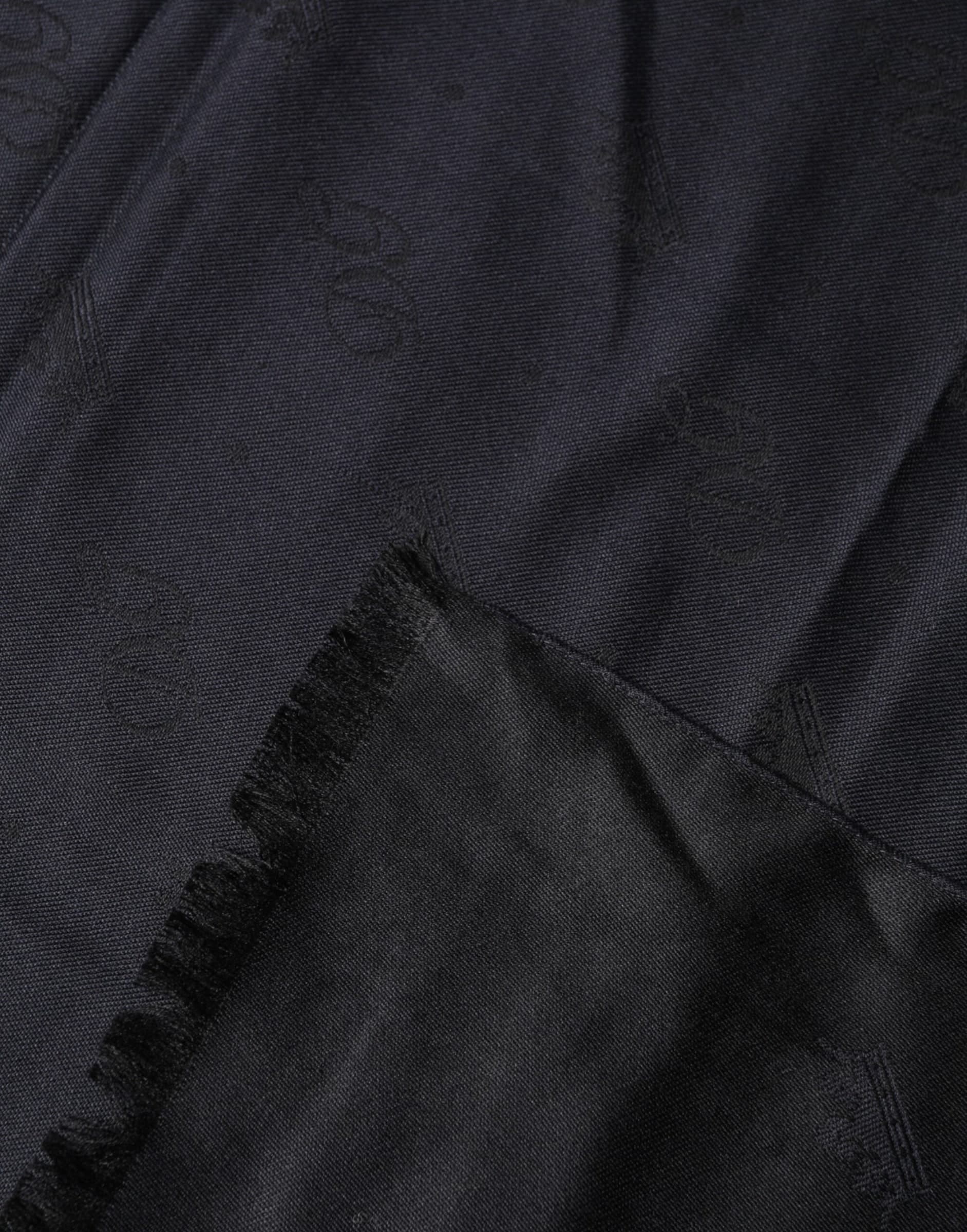 Dolce & Gabbana Black Lace Stole Silk NeckWrap Shawl Scarf - 4