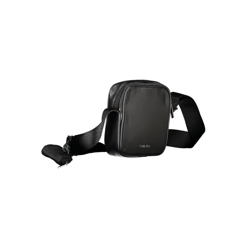 Calvin Klein Nero Polyester Men's Shoulder Bag - 3