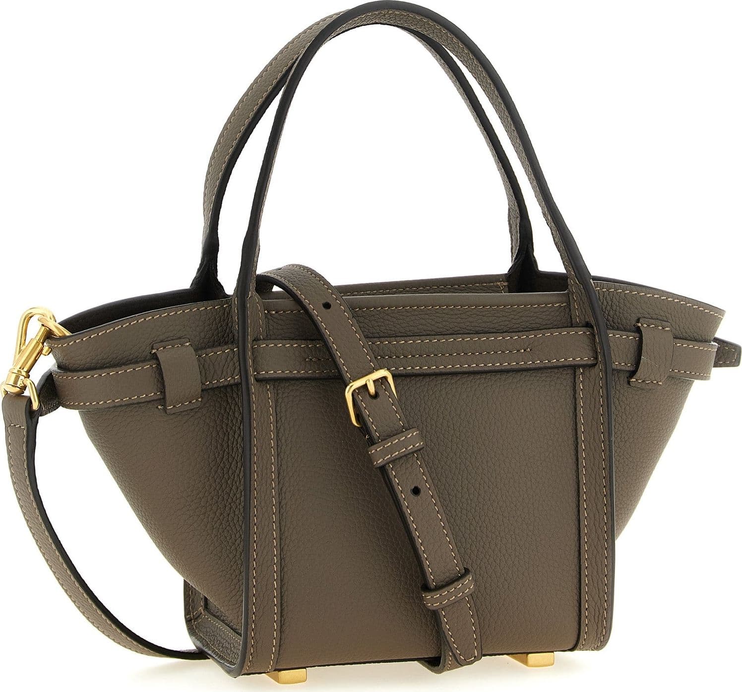 Tod's Gray Calfskin Tote Bag - 2