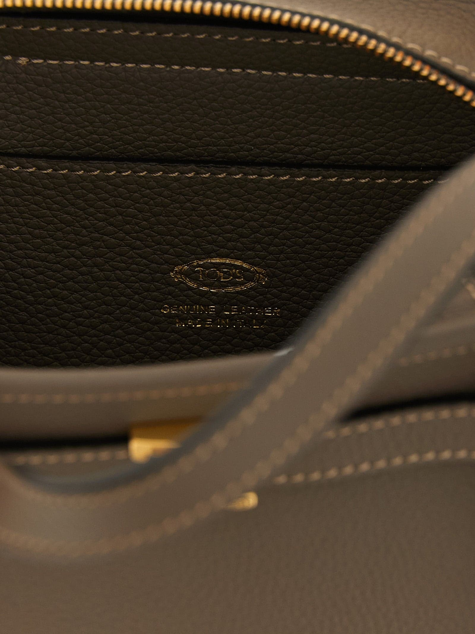 Tod's Gray Calfskin Tote Bag - 4