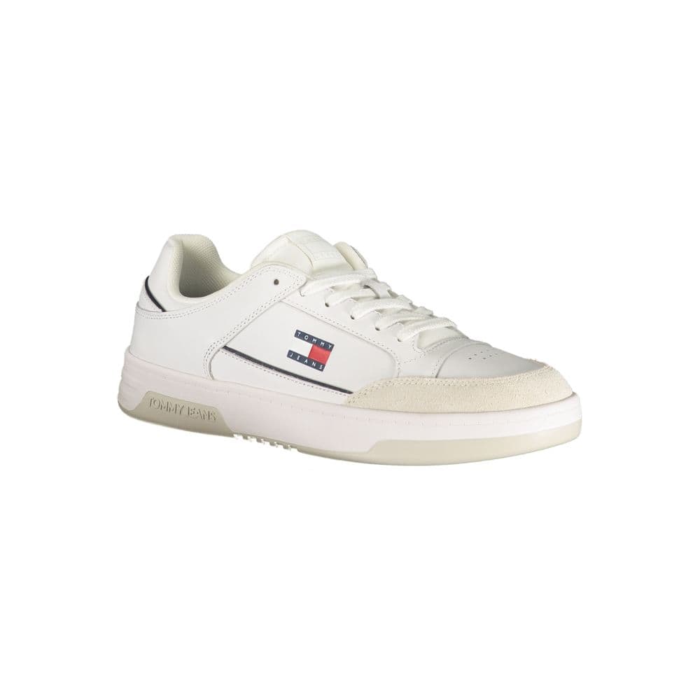 Tommy Hilfiger White Polyurethane Men Sneaker - 2