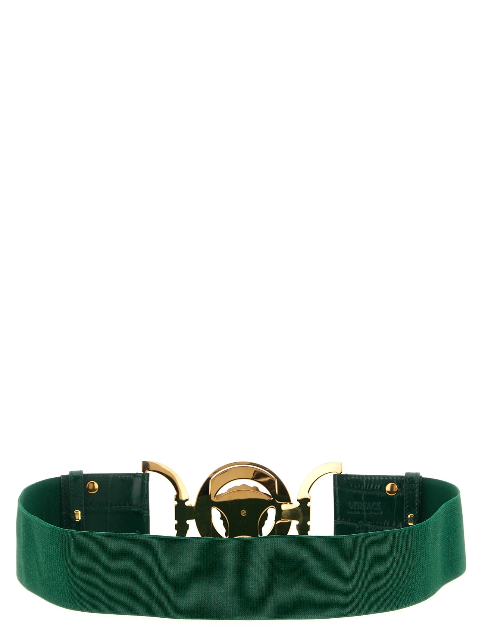 Versace Bicolor Calfskin Regular Belt - 2