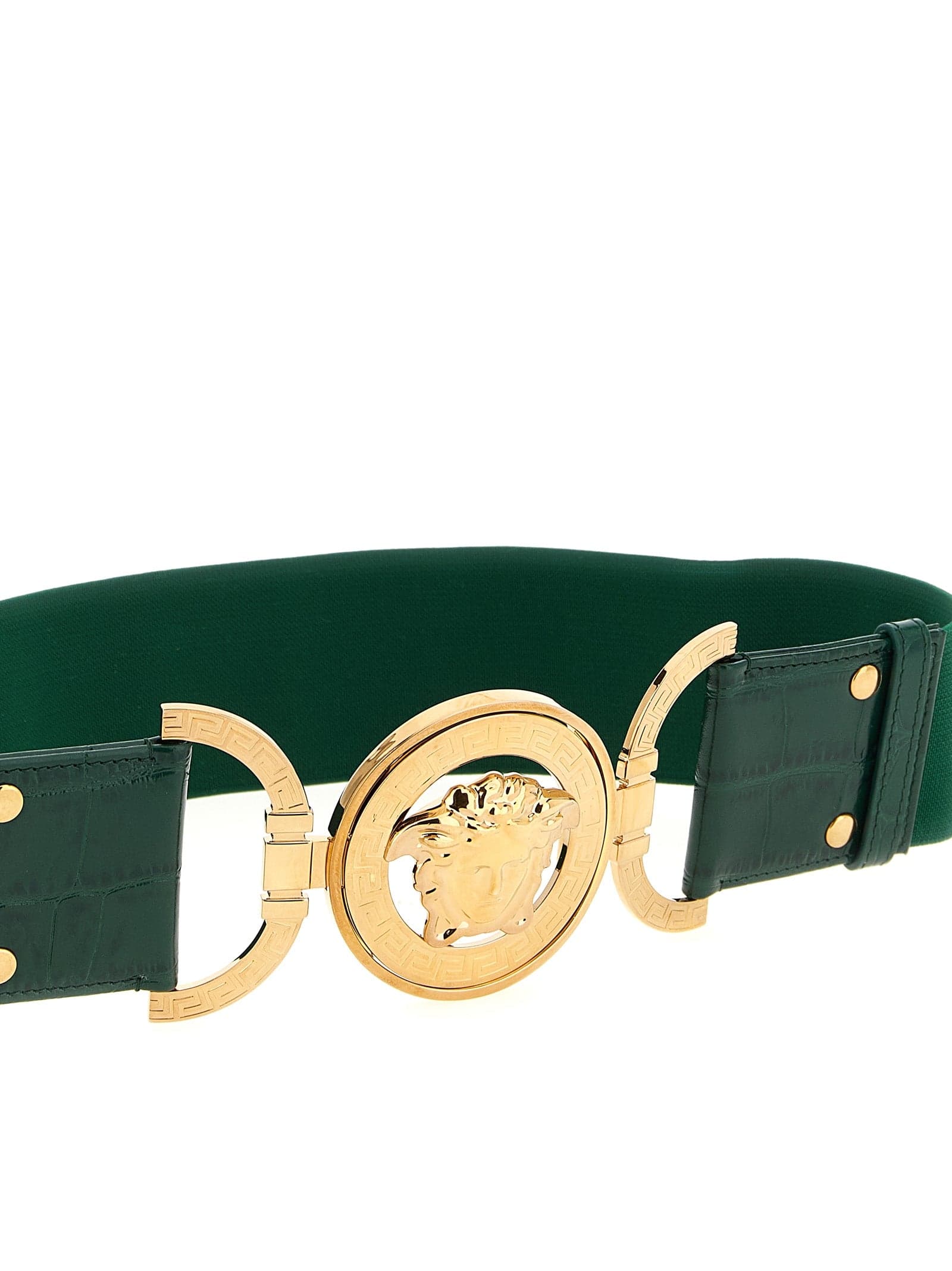 Versace Bicolor Calfskin Regular Belt - 3
