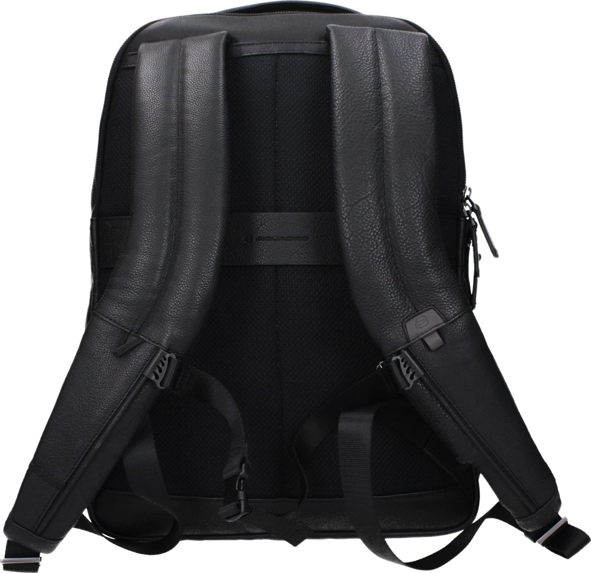Piquadro Black Leather Backpack - 3