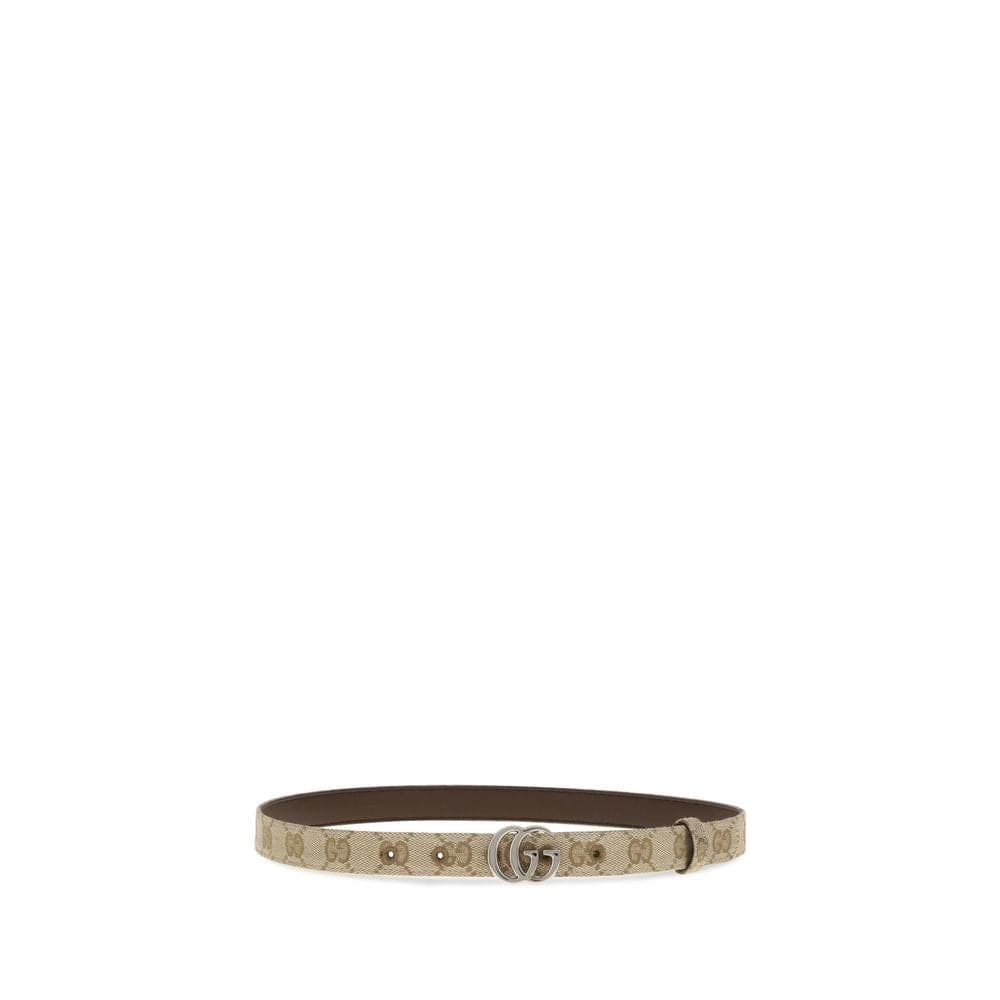 Gucci Beige Fabric Thin Belt - 2
