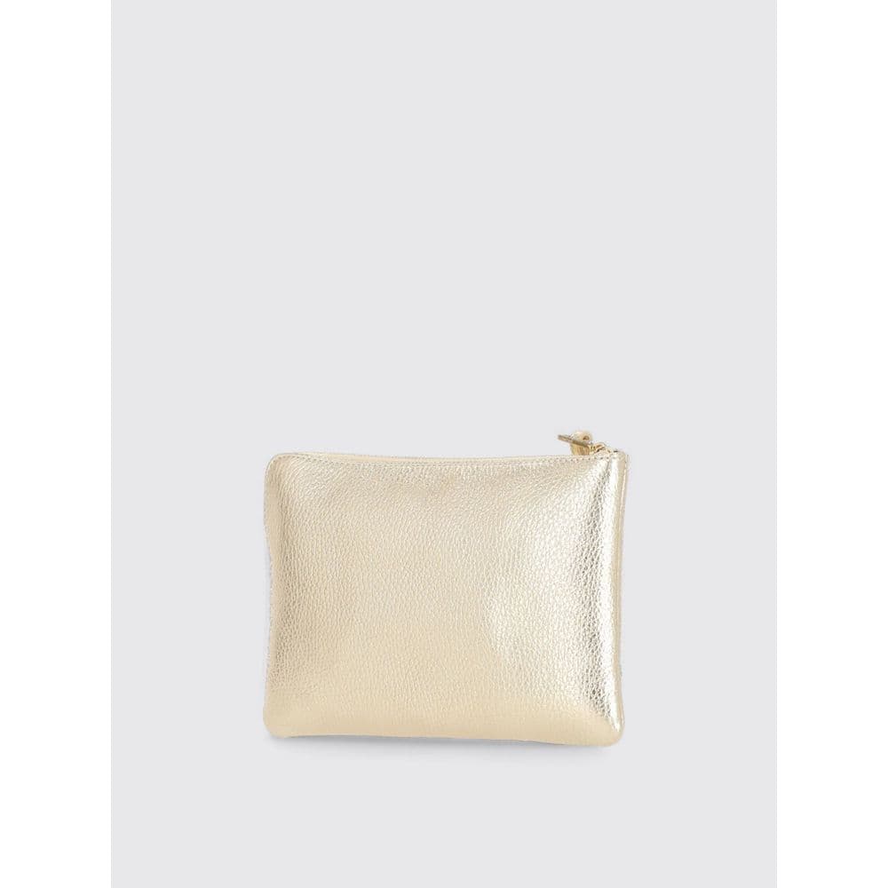 Coccinelle Gold Leather Clutch Bag - 2