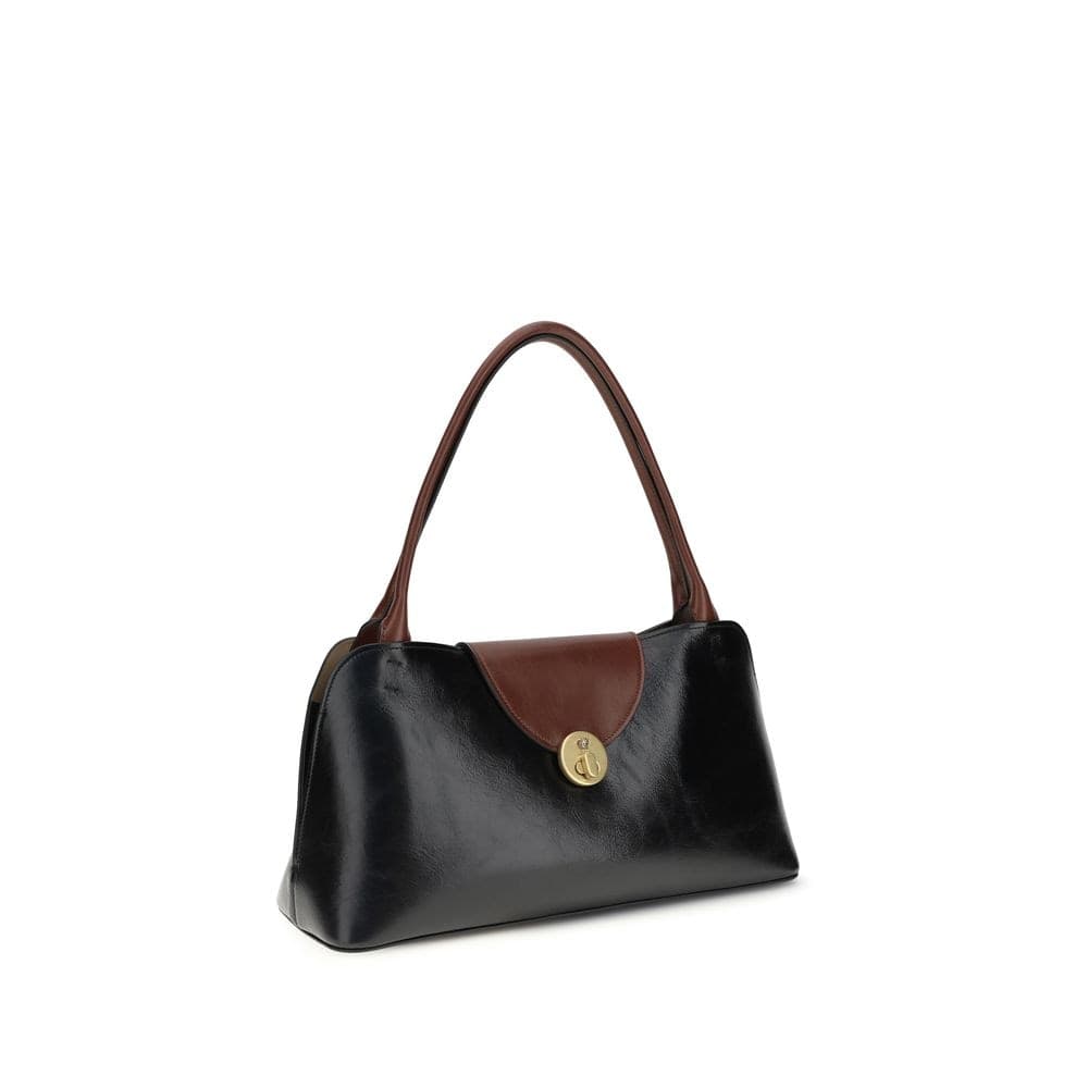 Versace Black Calf Leather Bos Taurus Shoulder Bag - 2