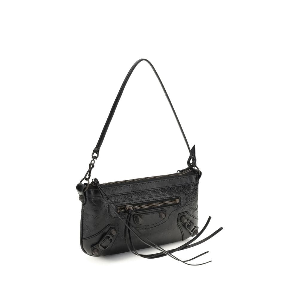 Balenciaga Black Lamb Ovis Aries Aries Shoulder Bag - 2