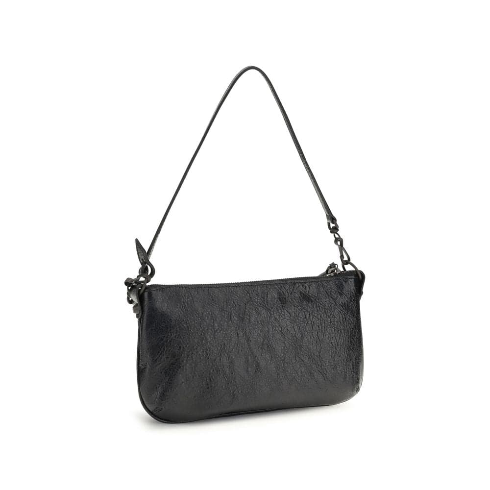 Balenciaga Black Lamb Ovis Aries Aries Shoulder Bag - 3
