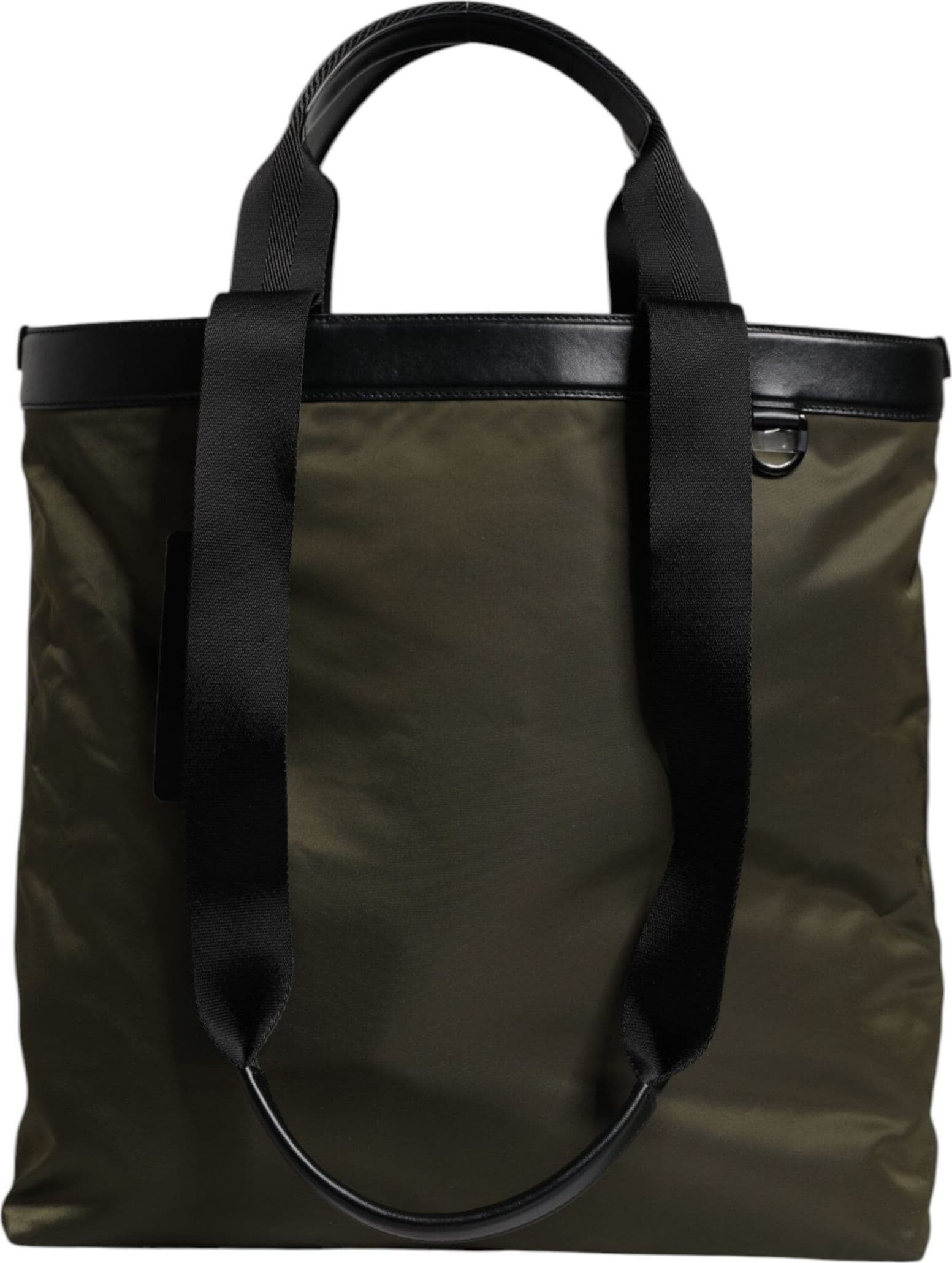 Dolce & Gabbana Military Green Nylon Shoulder Strap Tote Bag - 5