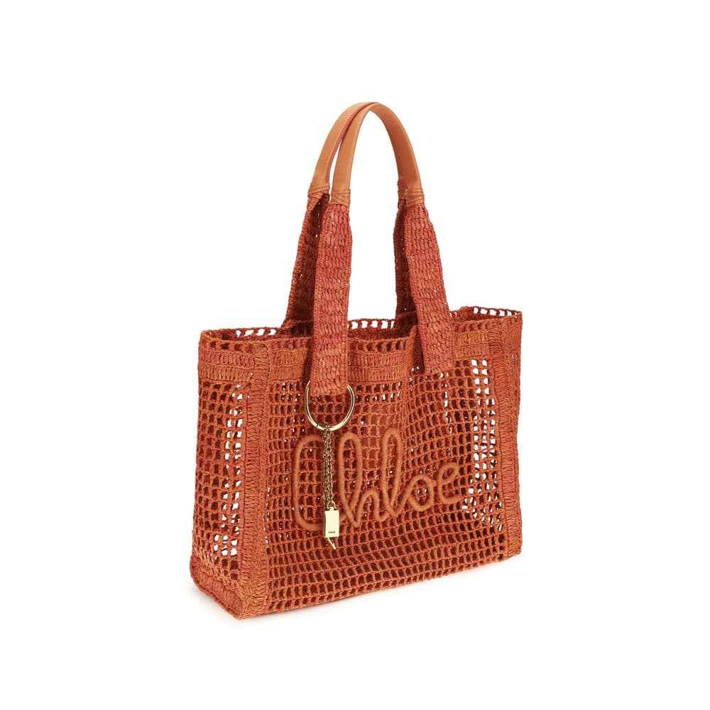 Chloé Multicolor Raffia Shoulder Bag - 2