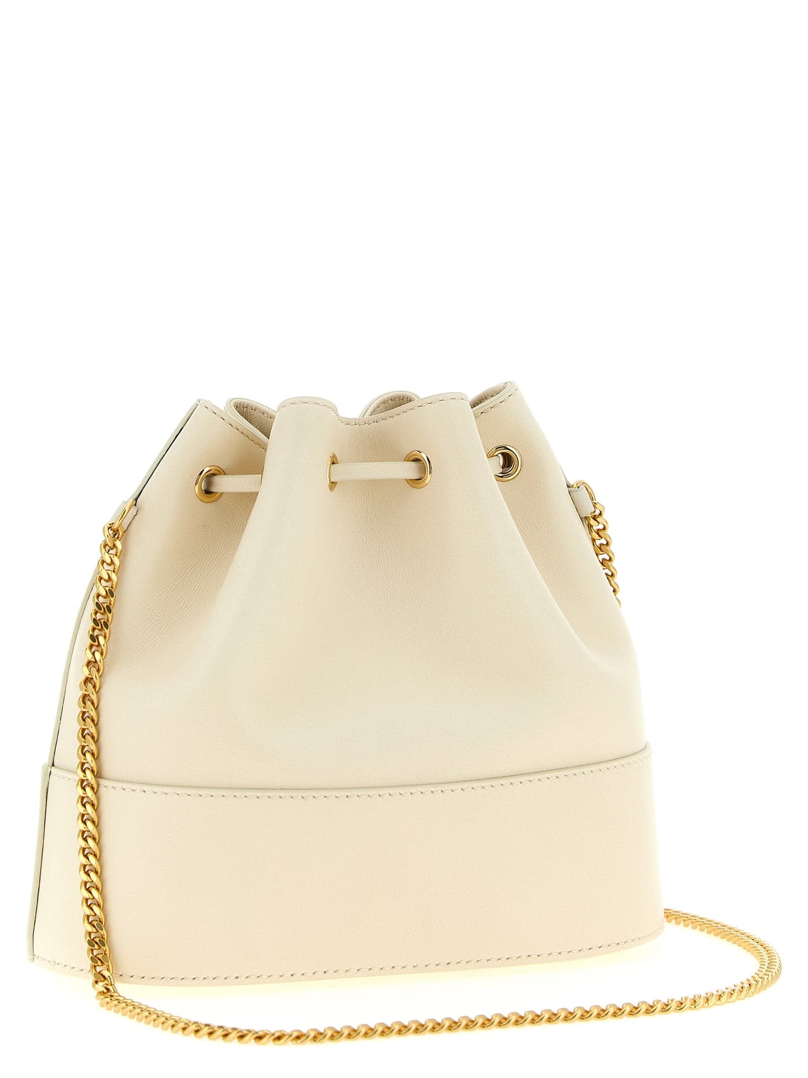 Valentino Garavani White Lamb Leather Crossbody Bag - 2