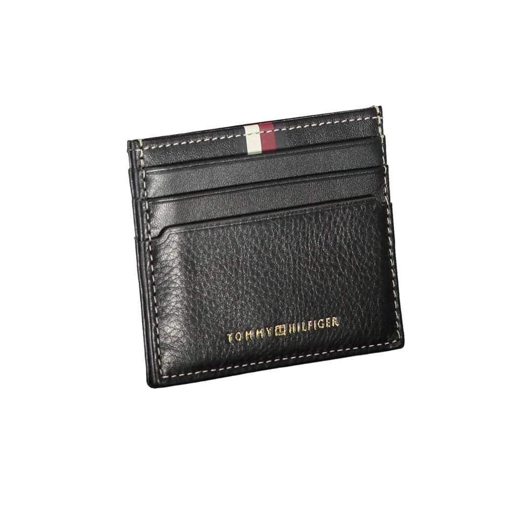 Tommy Hilfiger Nero Leather Mens Wallet Holder - 3