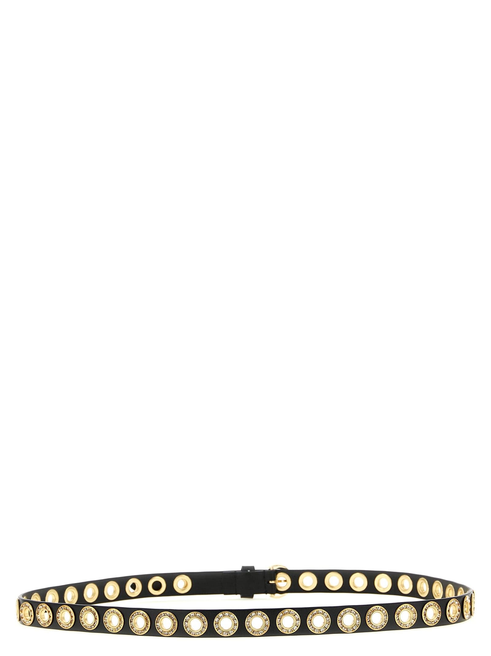 PINKO Black Polyethylene Regular Belt - 2