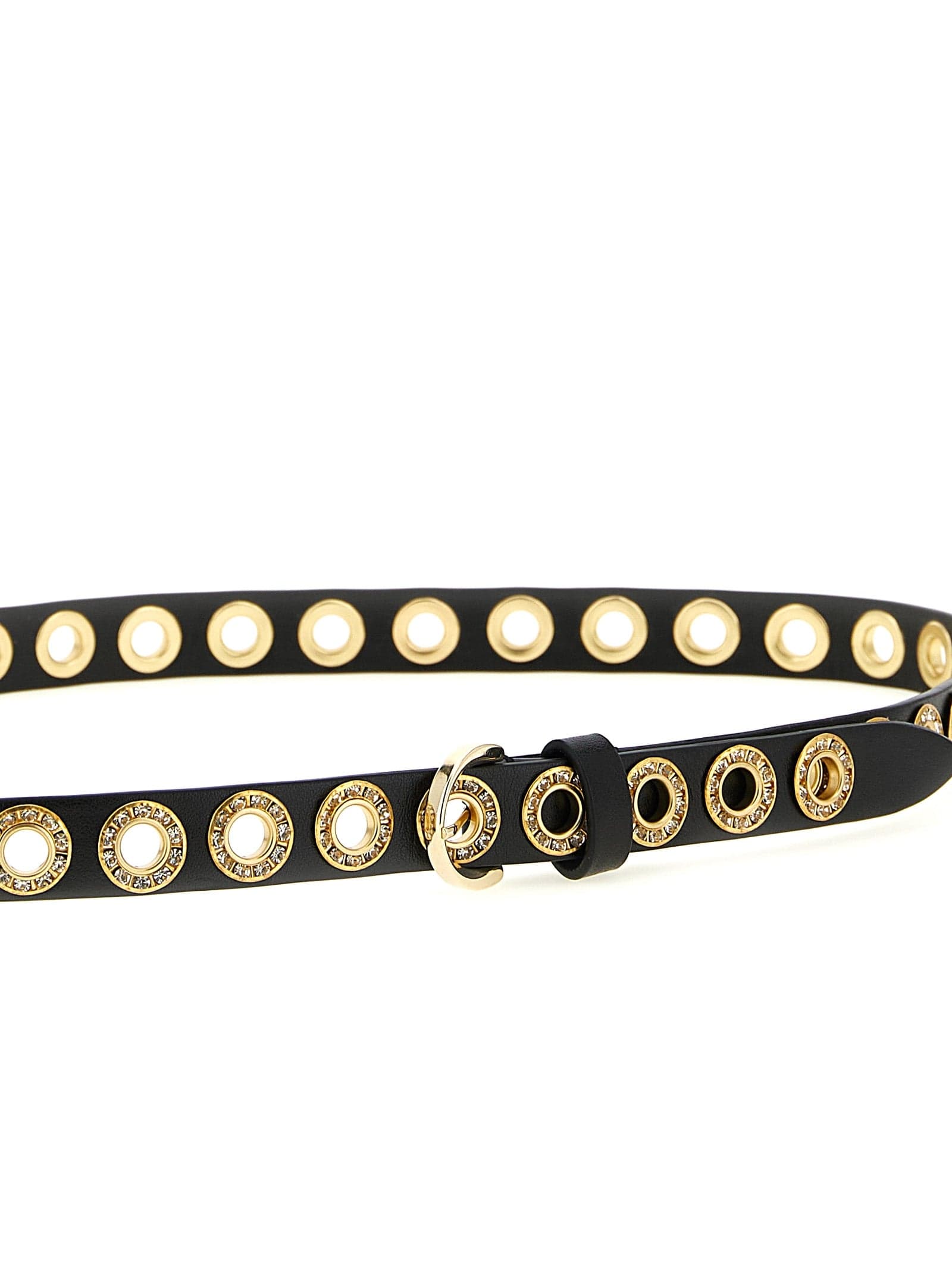 PINKO Black Polyethylene Regular Belt - 3