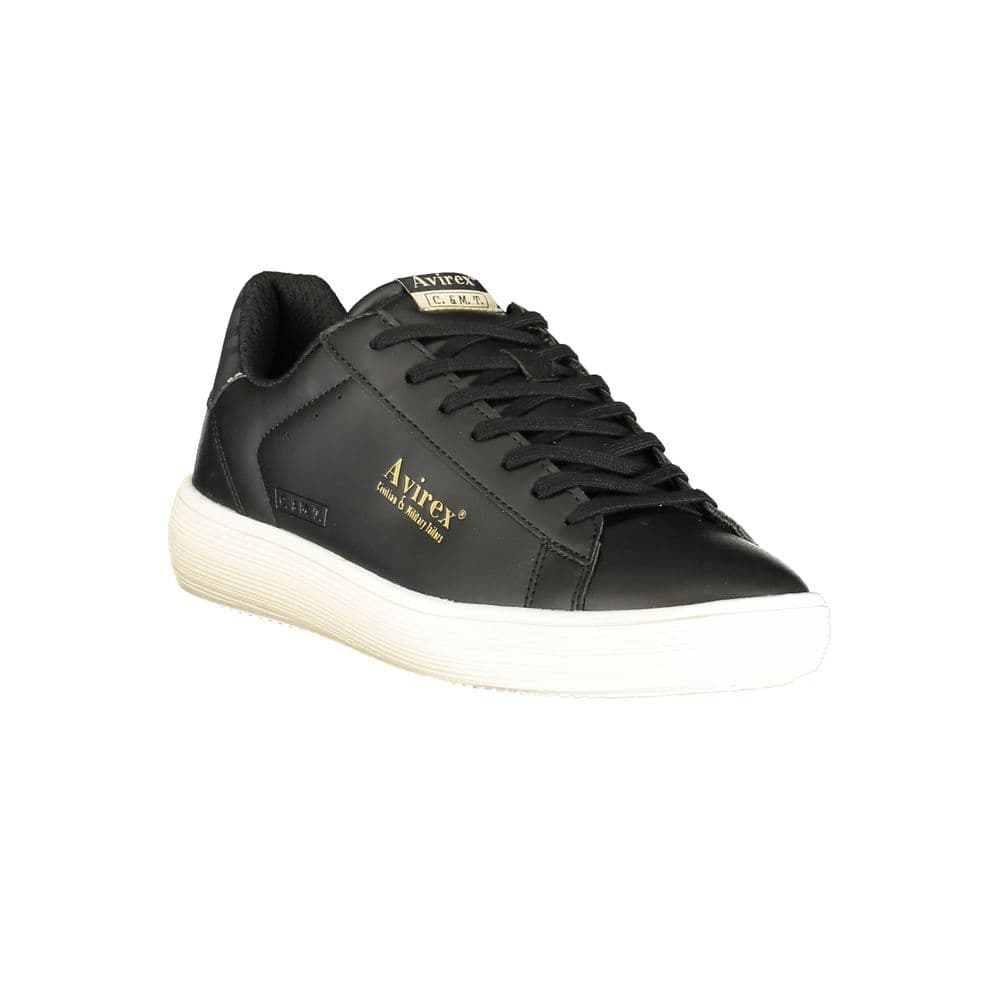 Avirex Black Polyurethane Men Sneaker - 2