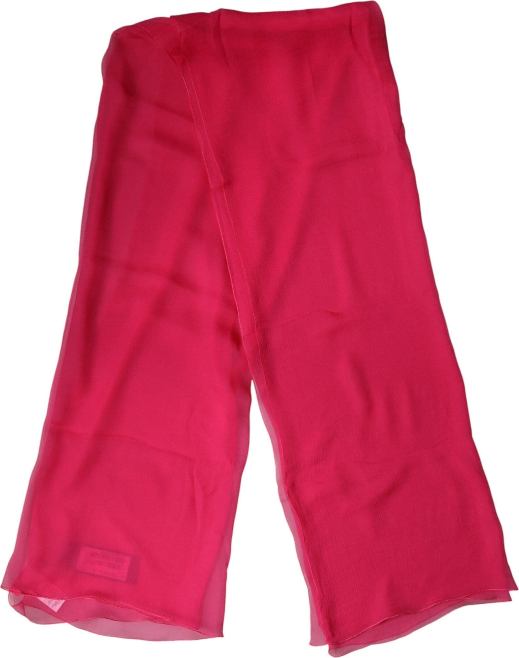Dolce & Gabbana Pink Silk Stole Neck Wrap Shawl Men 174cm x 128.5cm Scarf - 5