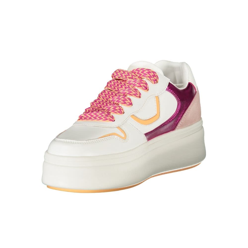 Blauer White Polyurethane Women Sneaker - 3