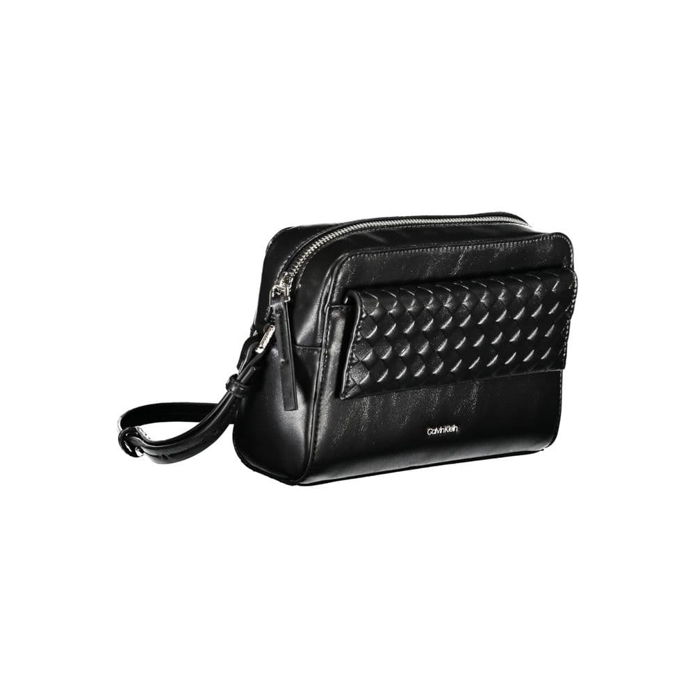Calvin Klein Black Polyester Women Shoulder Bag - 3