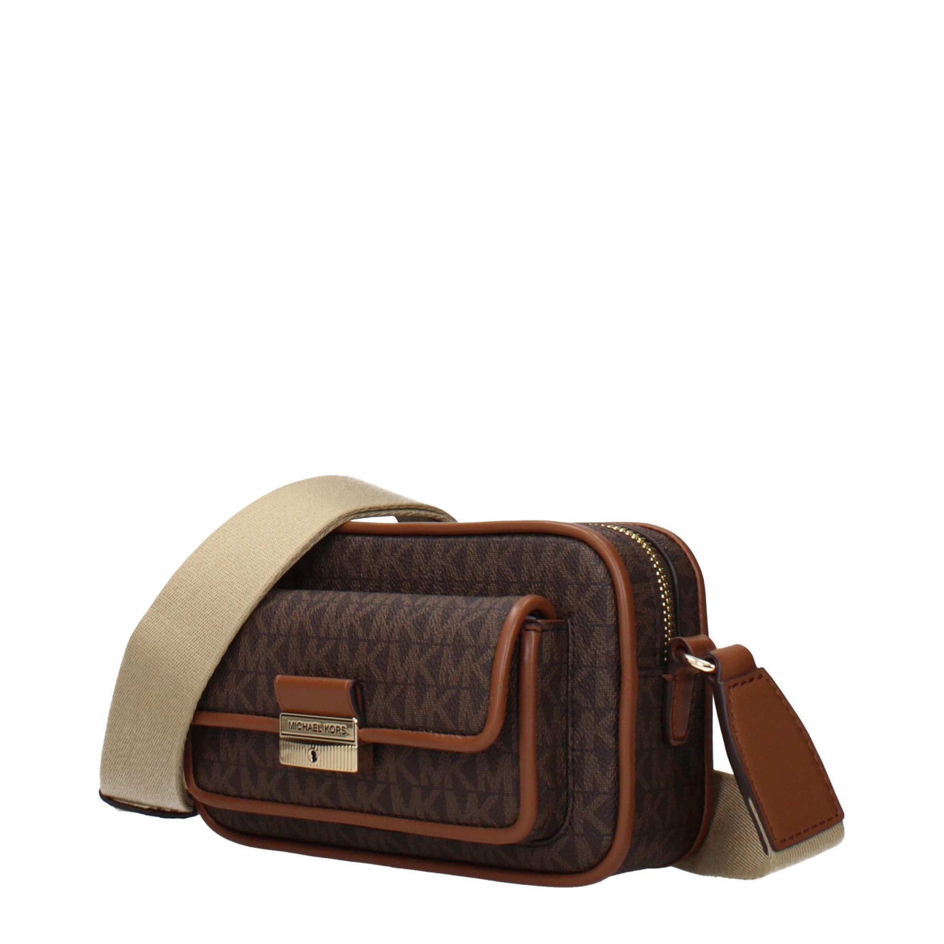 Michael Kors Brown Fabric Crossbody Bag - 2