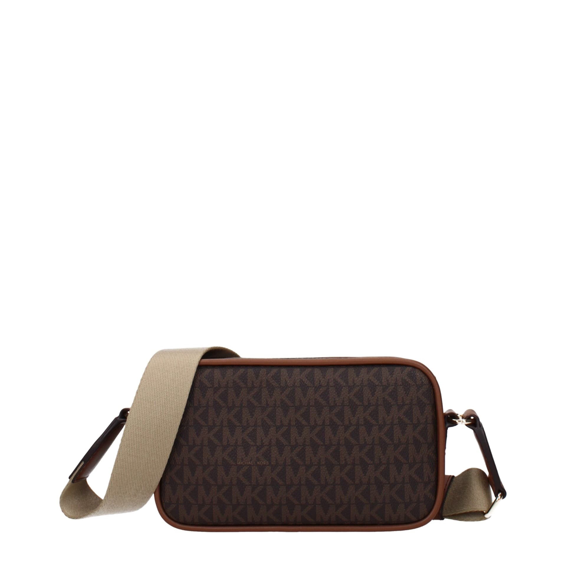 Michael Kors Brown Fabric Crossbody Bag - 3