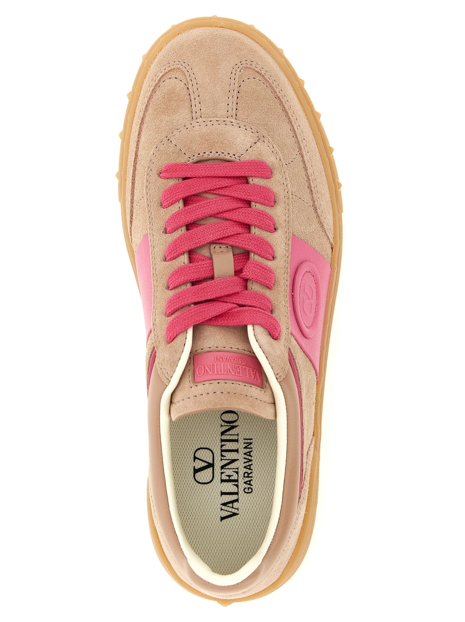 Valentino Garavani Multicolor Calfskin Low Top Sneakers - 4