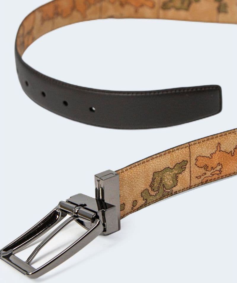 Alviero Martini Prima Classe Brown Leather Regular Belt - 3