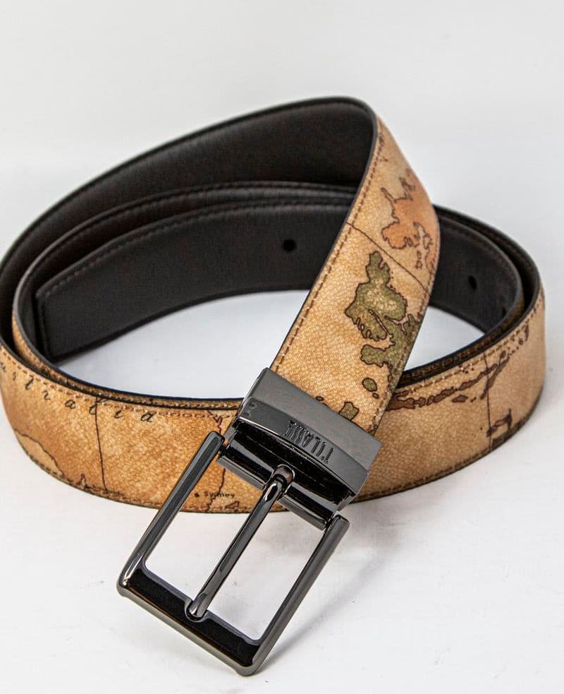 Alviero Martini Prima Classe Brown Leather Regular Belt - 4