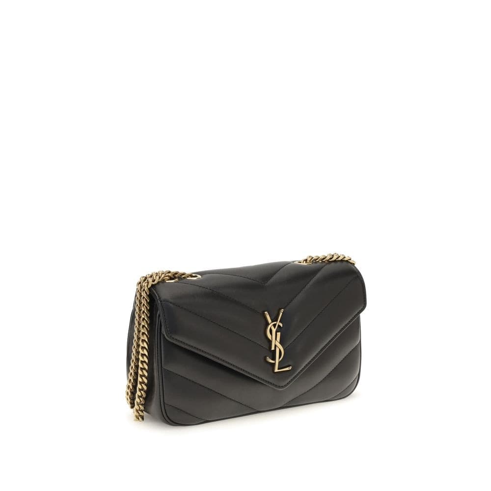 Saint Laurent Black Lamb Ovis Aries Aries Shoulder Bag - 2