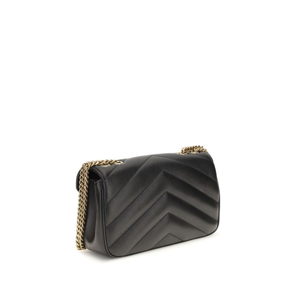 Saint Laurent Black Lamb Ovis Aries Aries Shoulder Bag - 3