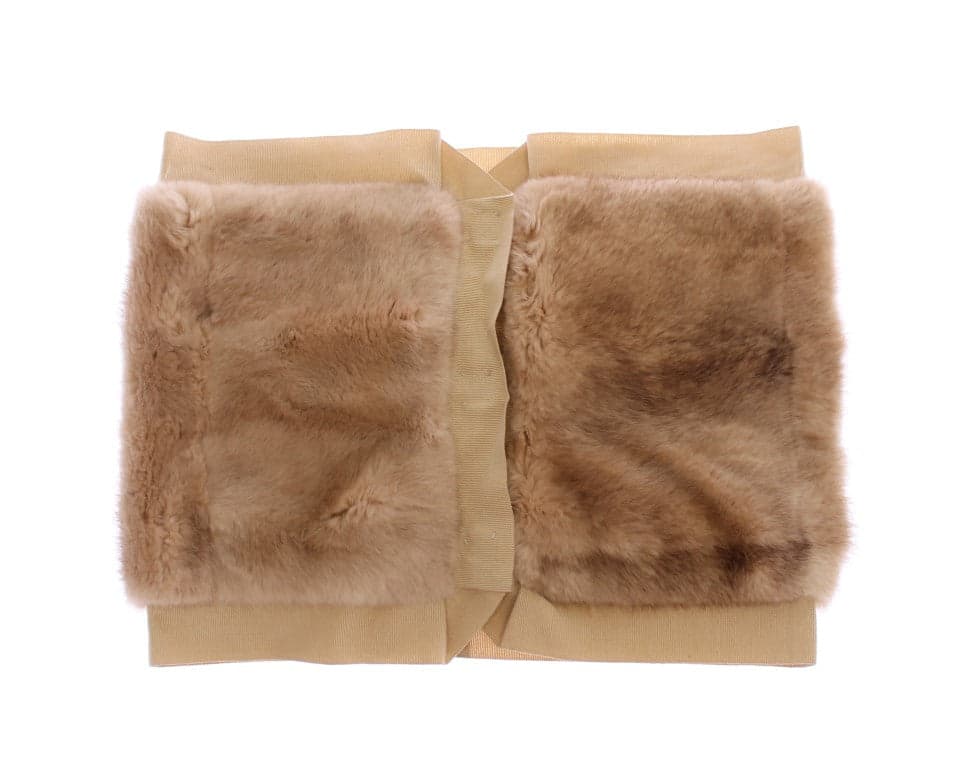 Dolce & Gabbana Beige MINK Fur Scarf Foulard Neck Wrap - 2