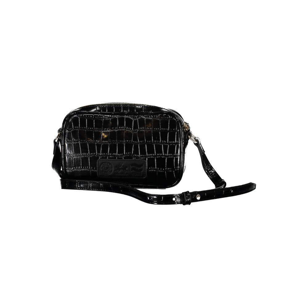 La Martina Black Polyurethane Women Shoulder Bag - 2