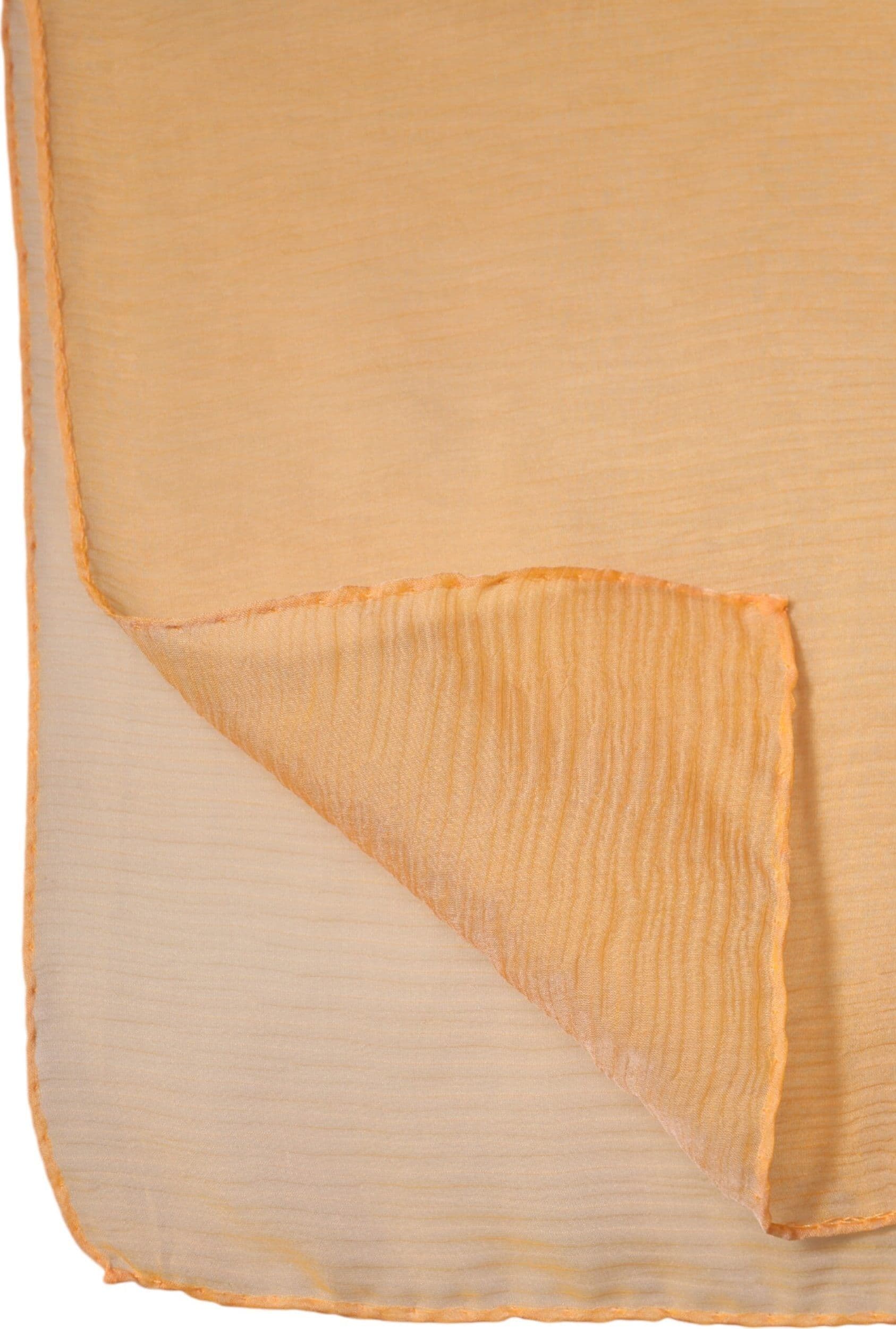 Dolce & Gabbana Orange Silk Rectangle Wrap Shawl Scarf - 5