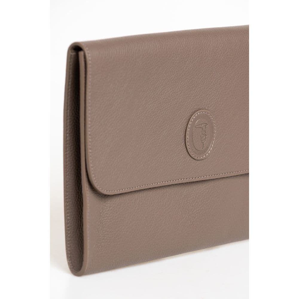 Trussardi Brown Polyester Men Clutch - 3