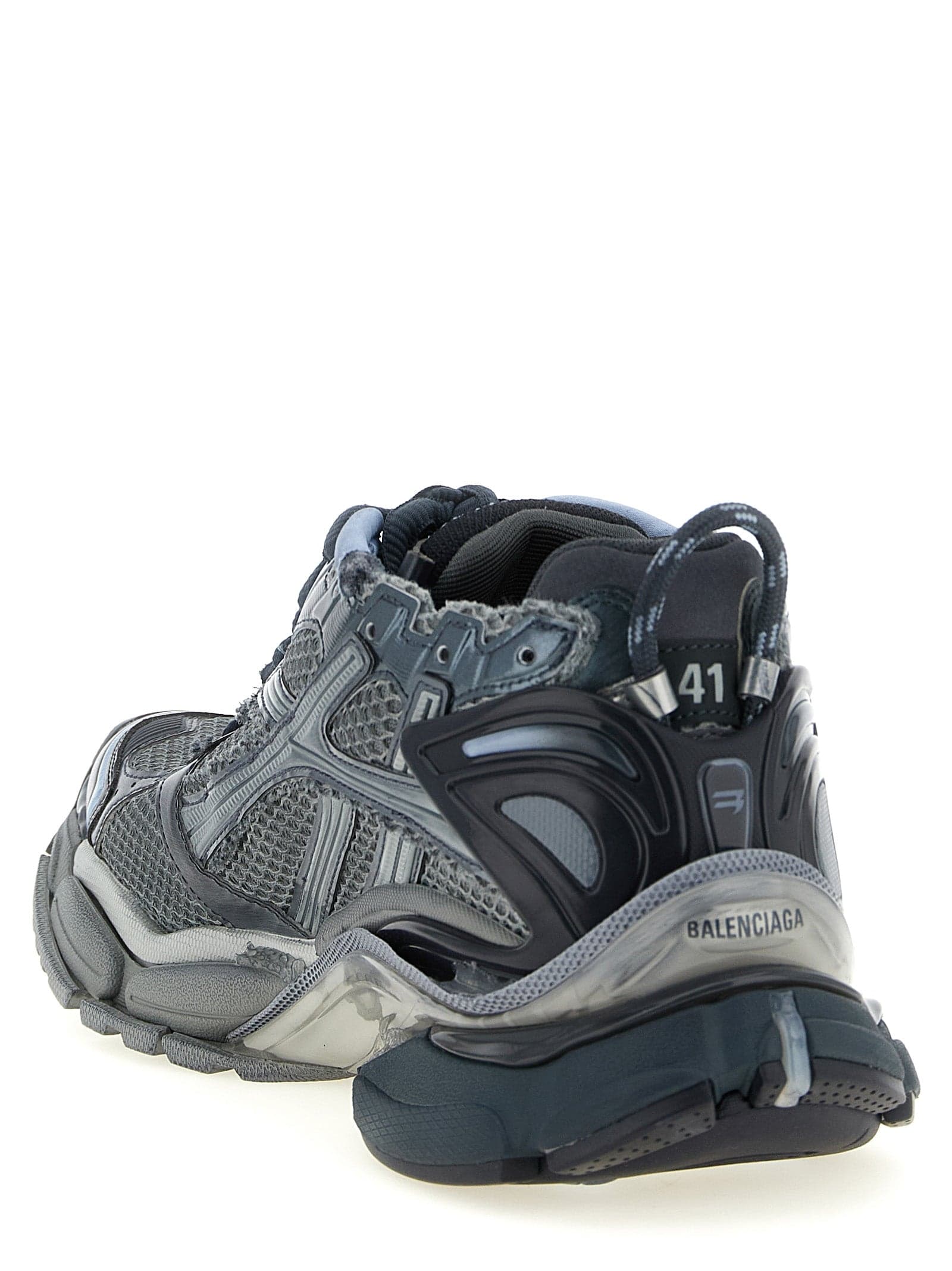 Balenciaga Gray Polyethylene Athletic Sneakers - 3