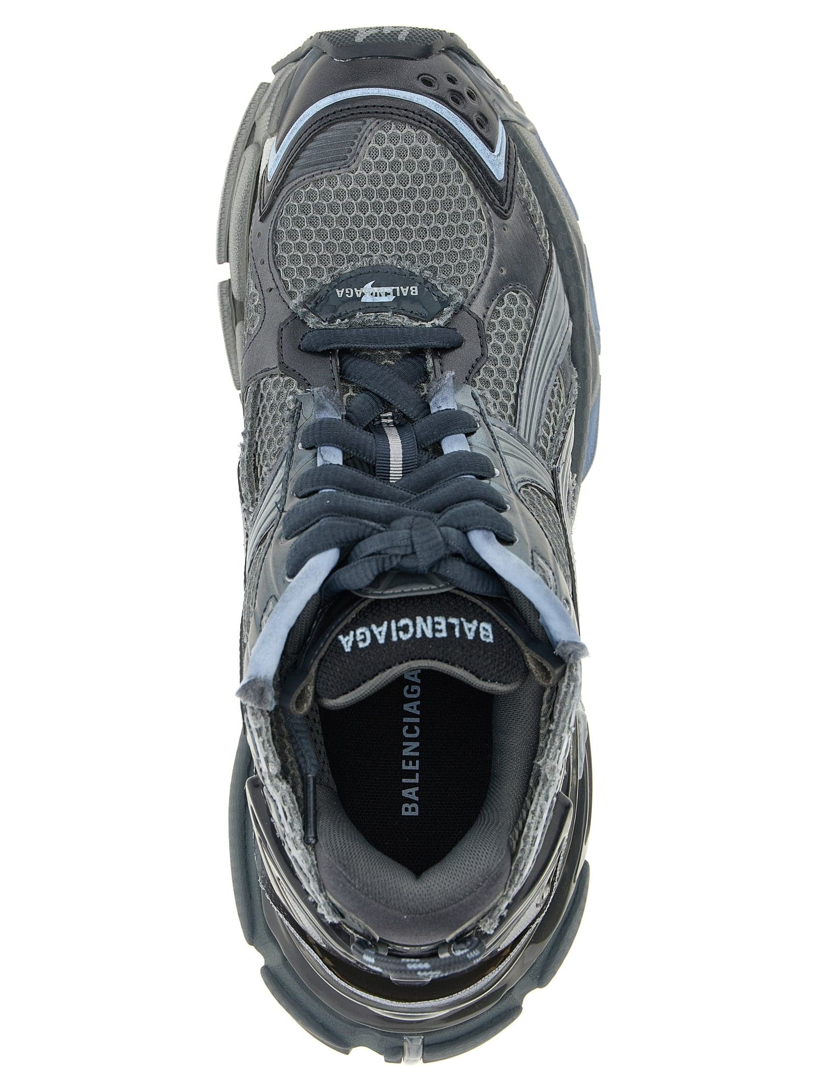 Balenciaga Gray Polyethylene Athletic Sneakers - 4