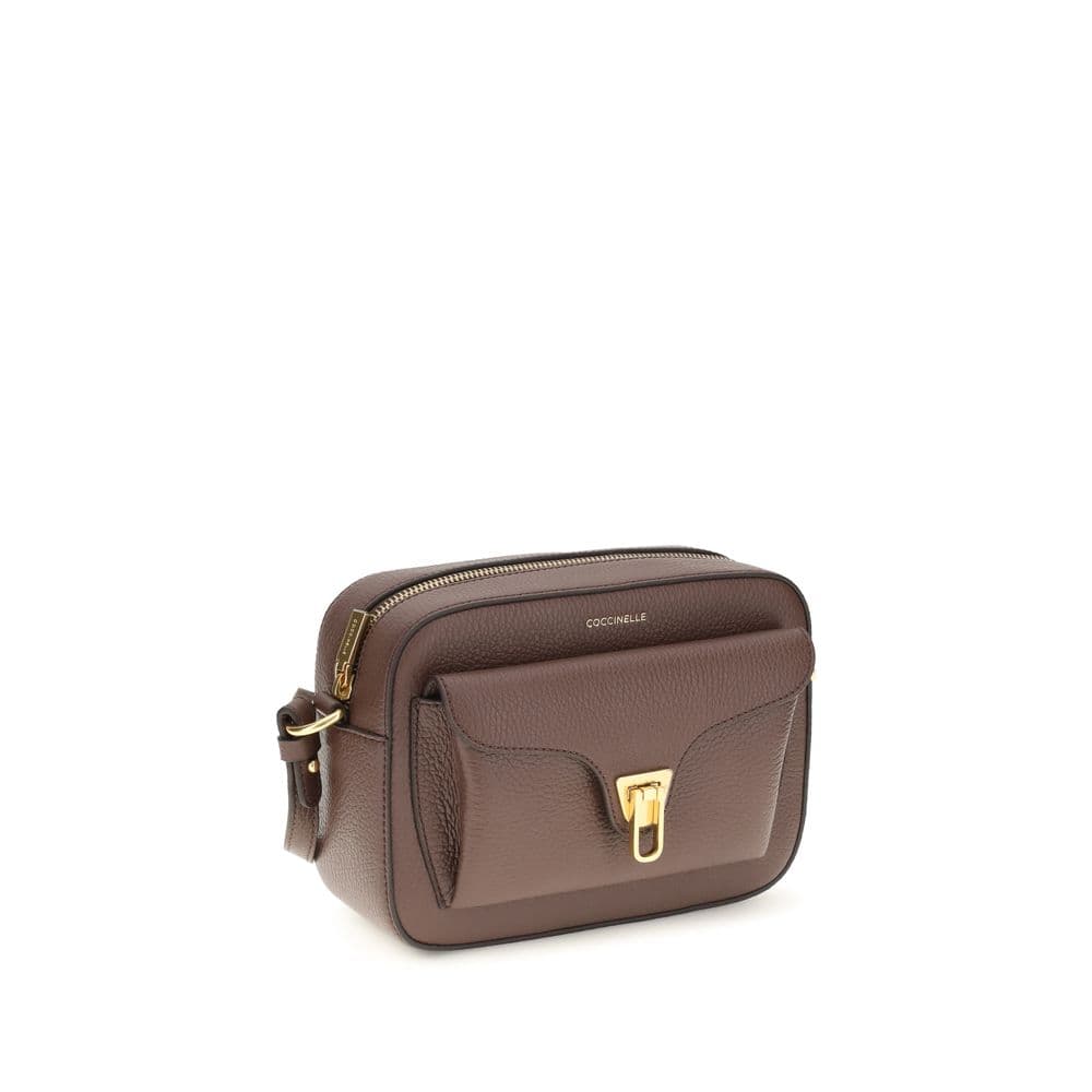 Coccinelle Brown Calf Leather Bos Taurus Shoulder Bag - 2