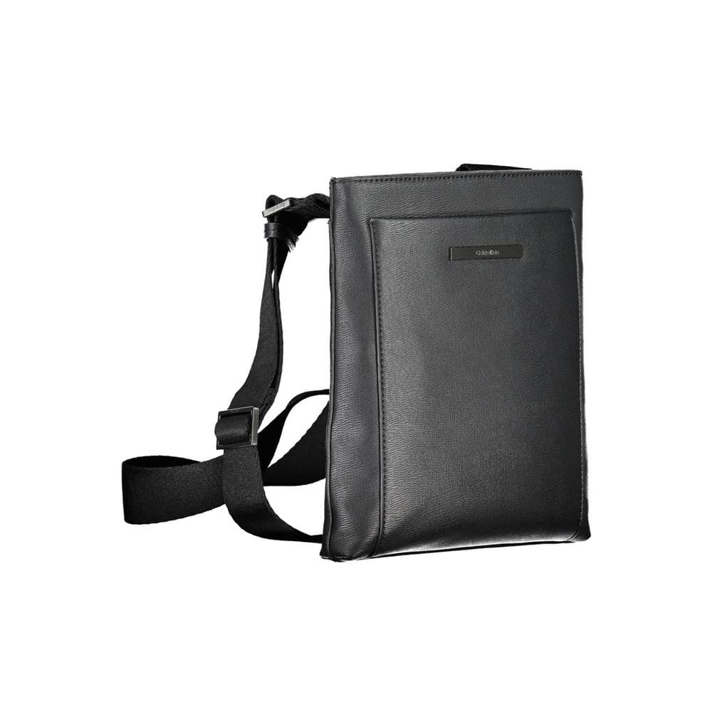 Calvin Klein Eco-Conscious Black Shoulder Bag with Logo - 2