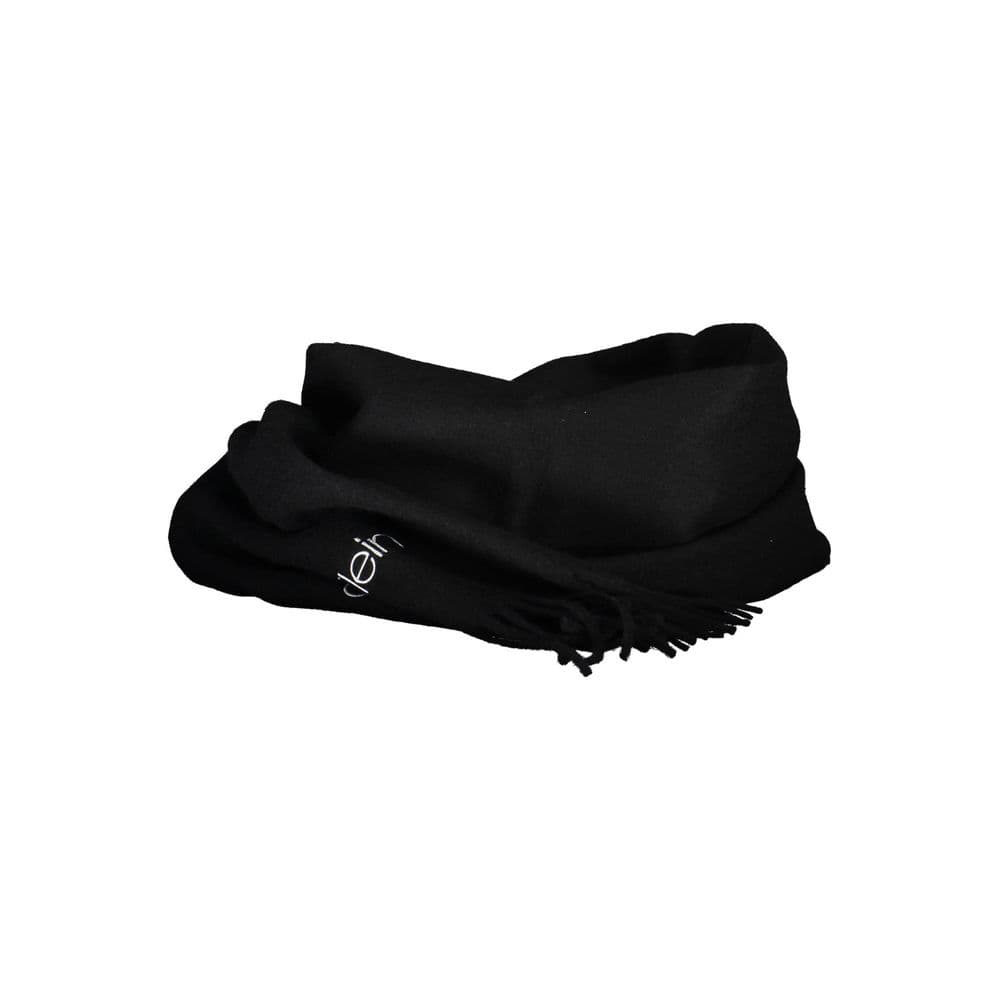 Calvin Klein Nero Acrylic Men Scarf Set - 2