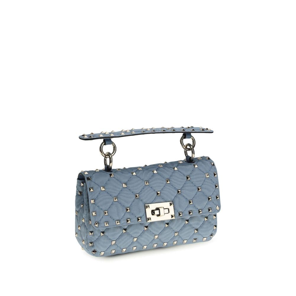 Valentino Garavani Blue Viscose Shoulder Bag - 2
