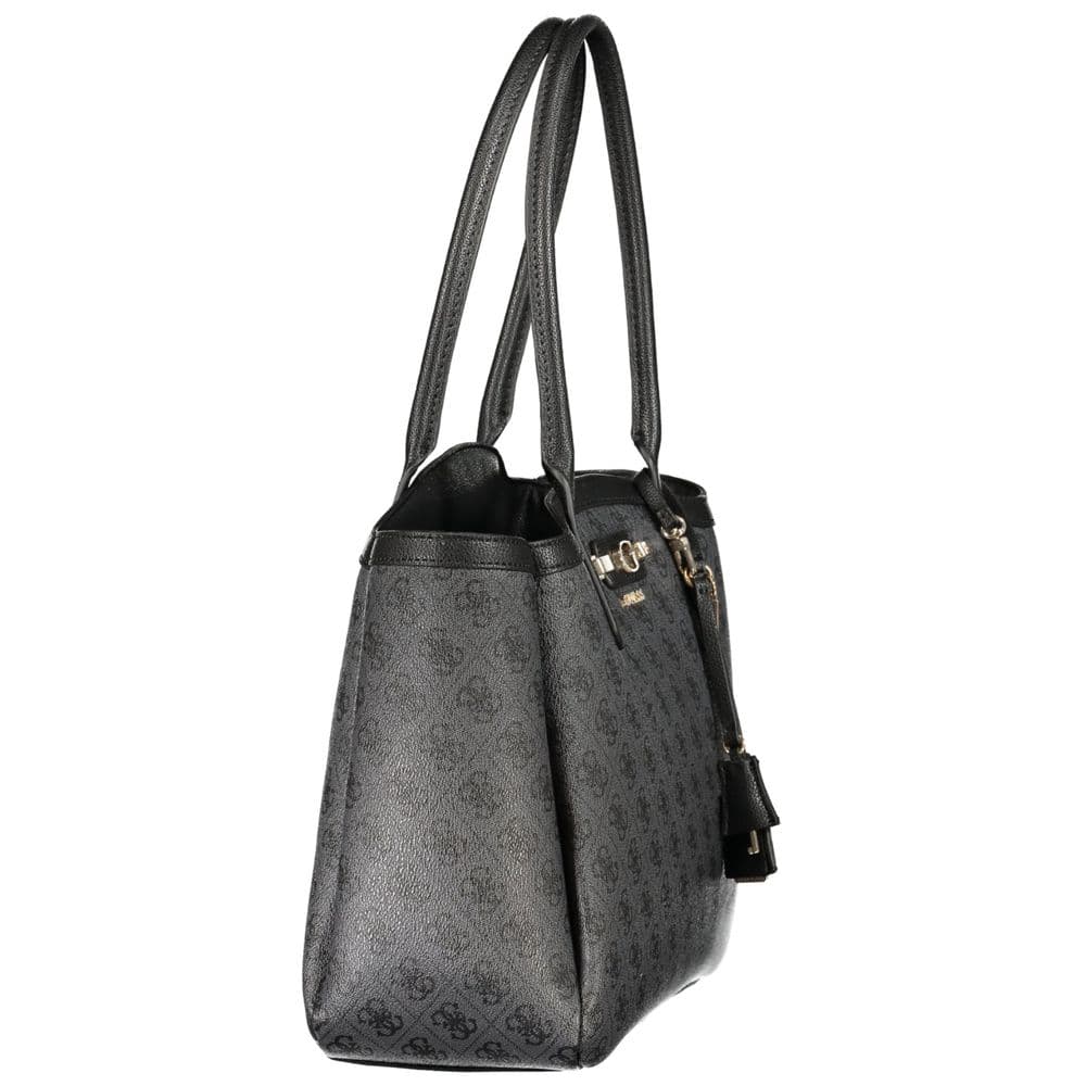 Guess Jeans Black Polyurethane Women's Bag - 3