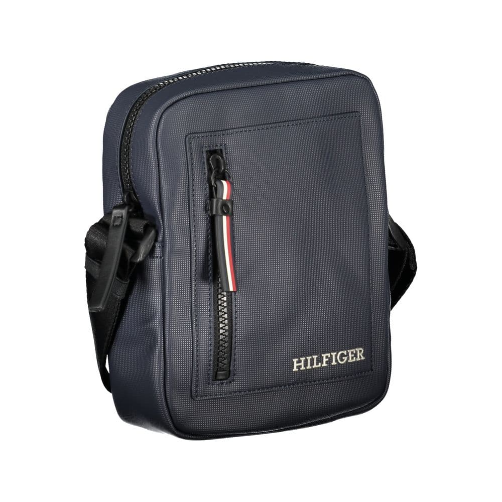 Tommy Hilfiger Blu Poliuretano Men's Shoulder Bag - 3