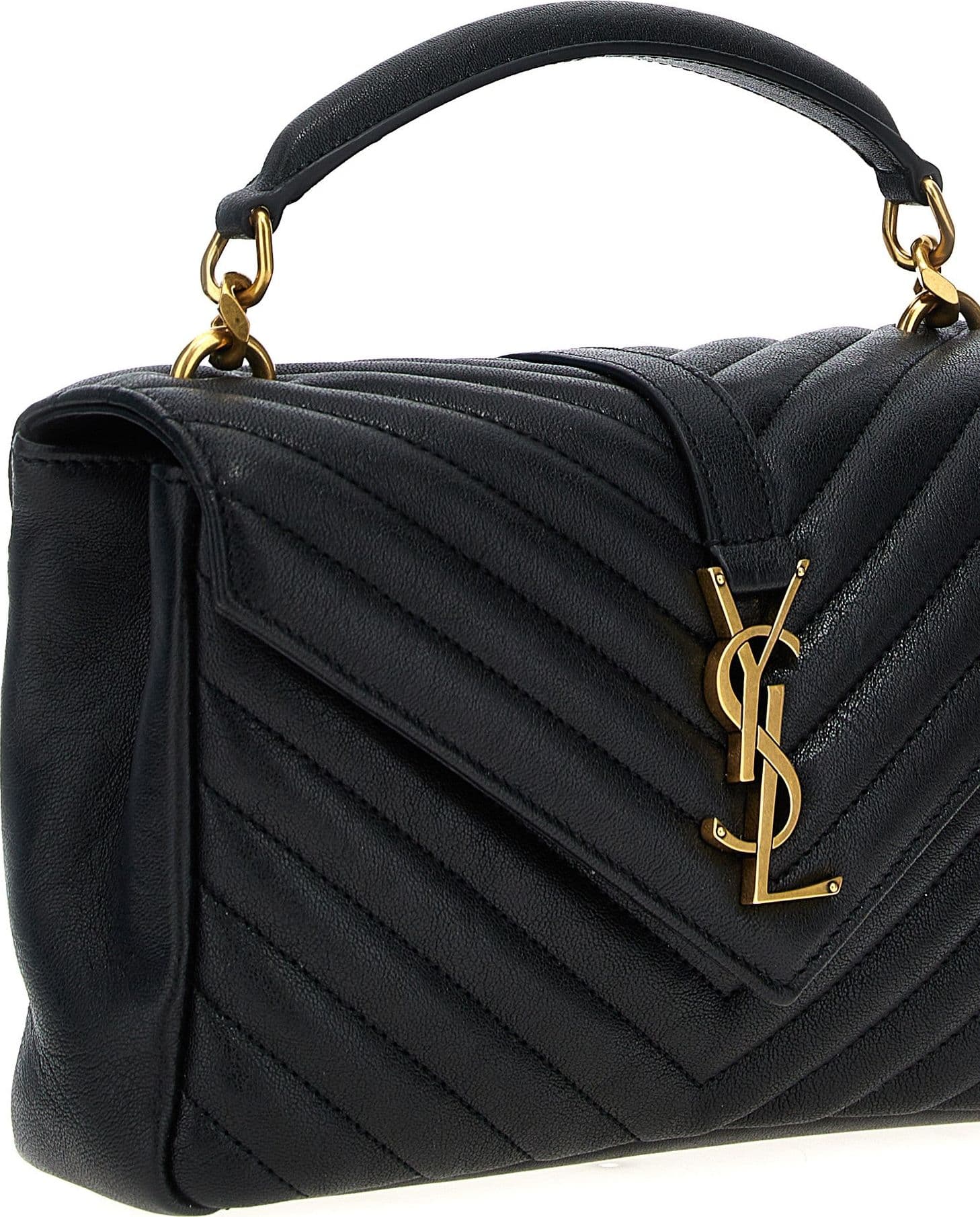 Saint Laurent Black Calfskin Crossbody Bag - 3