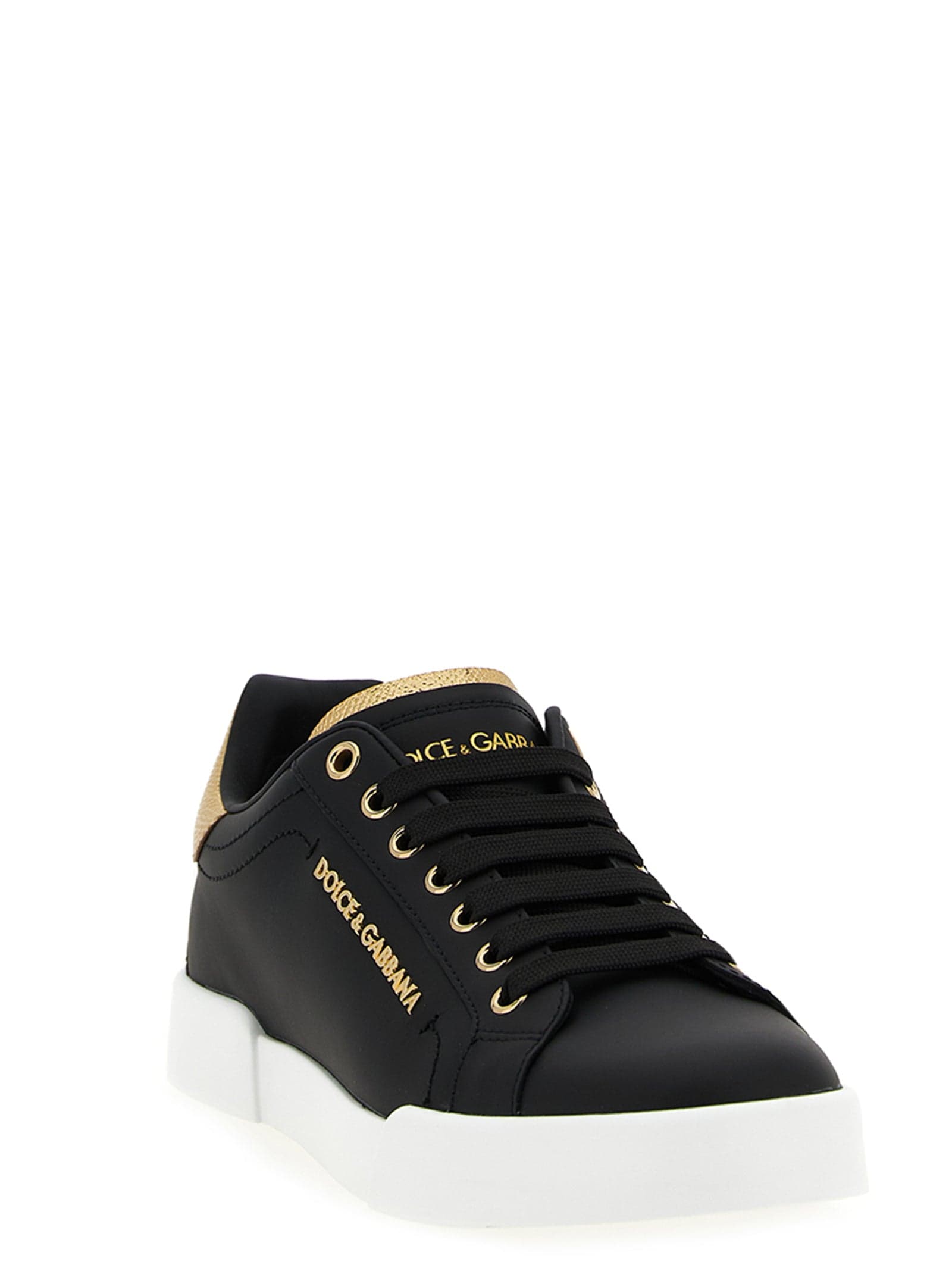 Dolce & Gabbana Black Calfskin Sneakers - 2