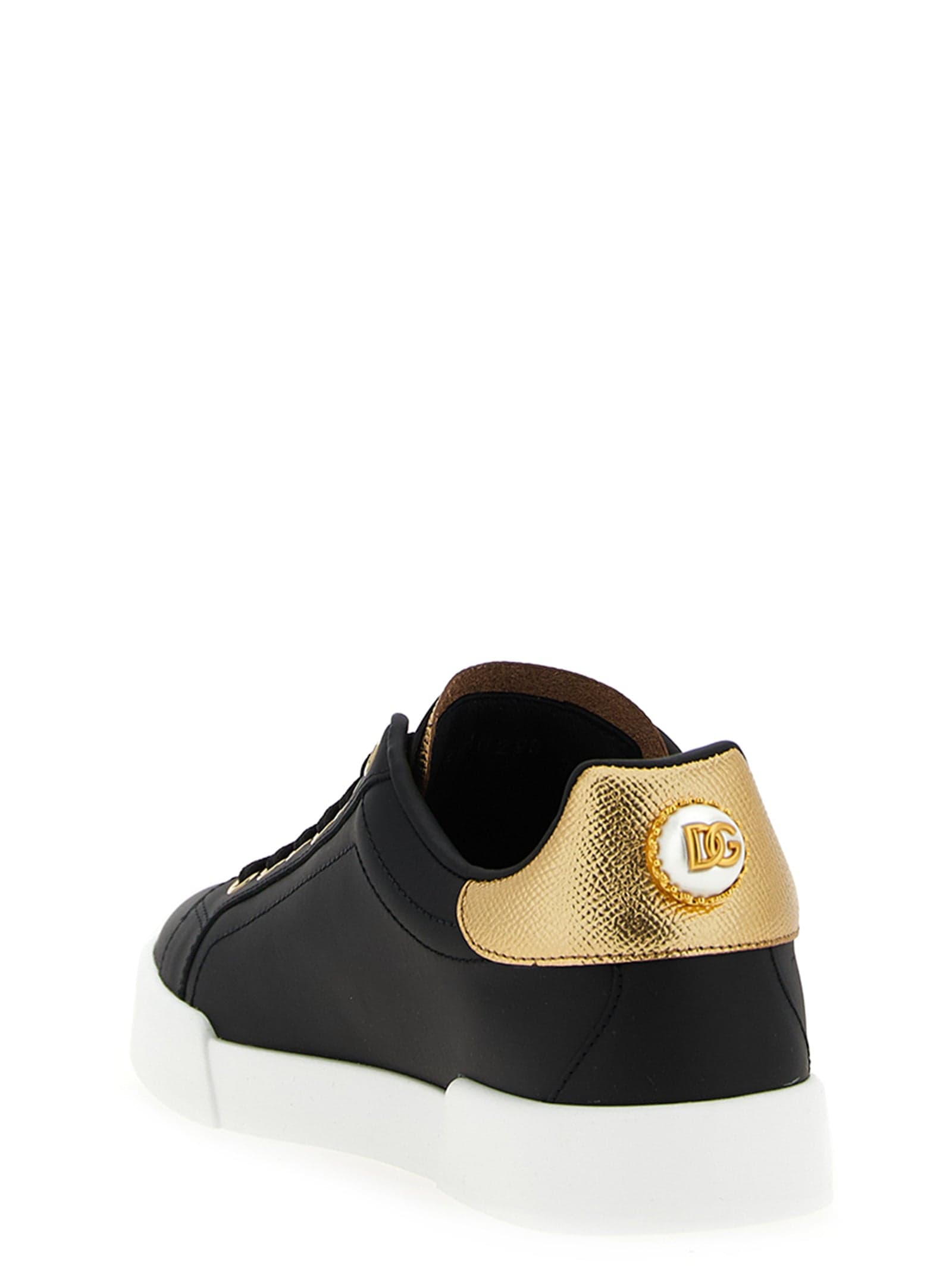 Dolce & Gabbana Black Calfskin Sneakers - 3